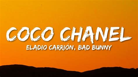 coco chanel song lyrics bad bunny
